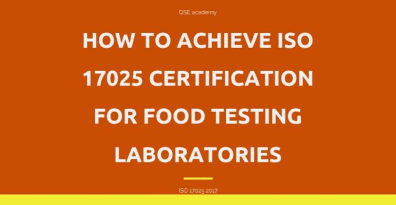 ISO/IEC 17025-ackreditering Laboratorier för livsmedelstestning