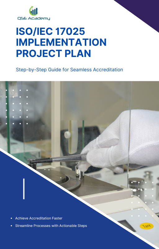 ISO 17025 Implementation Project Plan