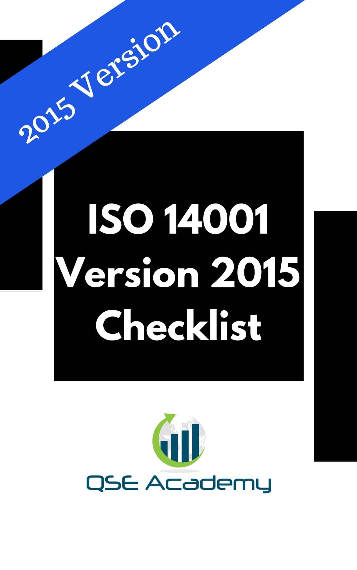 ISO 14001 Checklist 2015 - Ensure Compliance