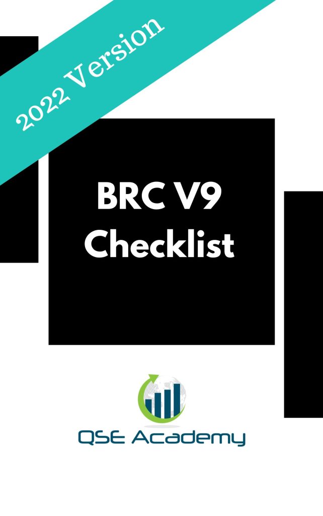 Lista de control BRC V9