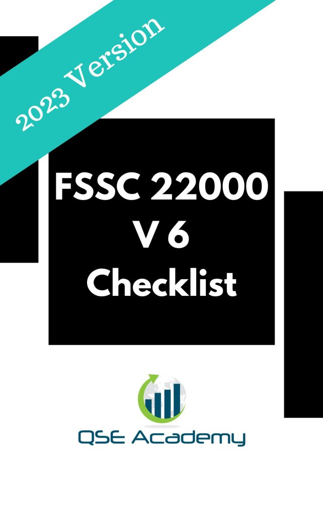 Lista de comprobación FSSC 22000 V6