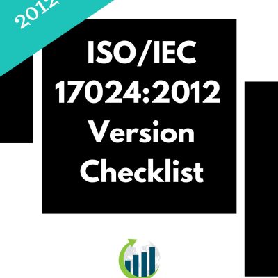 ISO/IEC 17024 2012 Version Checklist