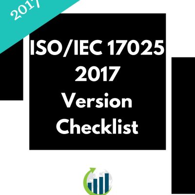 ISO/IEC 17025 2017 Version Checklist