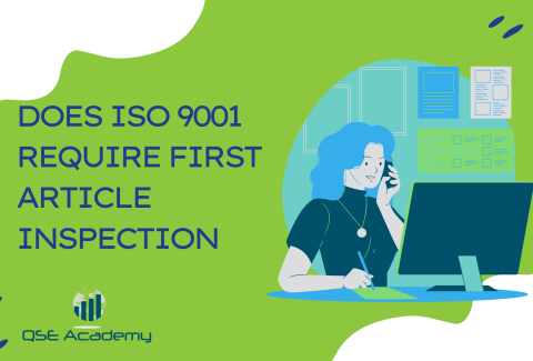 Does ISO 9001 require first article inspection