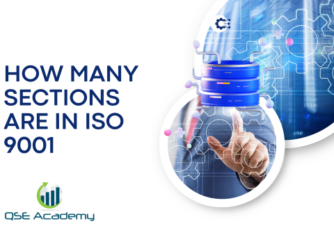 How many sections are in iso 9001