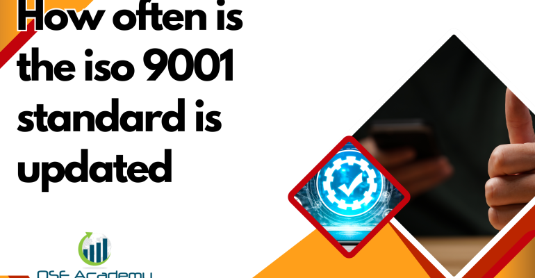 Iso 9001 standard is updated