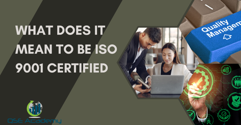 Be ISO 9001 certified