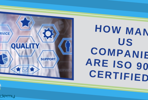 How many US companies are ISO 9001 certified?