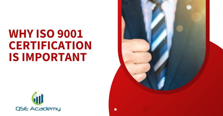 Why iso 9001 certification is important